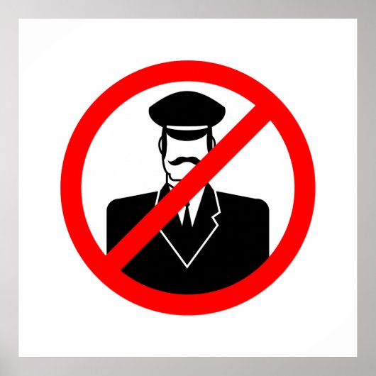 Doorman Sign Poster beenden (Vorne)