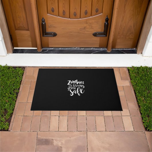 Doormat (61 x 91,4 cm) - Funny Zombies Halloween Fußmatte (Außenbereich)
