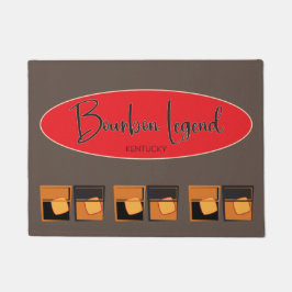 Doormat - Bourbon Legend Oval und Bourbons Fußmatte