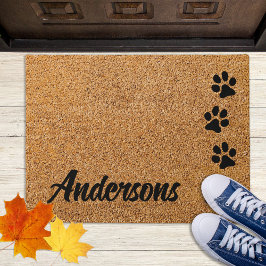 Doormat drucken - Personalisiert Doormat - Dog Paw Fußmatte