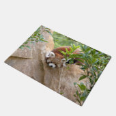Doormat Foto roter Panda, Tiere 0233. Fußmatte (Schrägansicht)