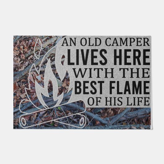 Doormat für personalisiertes Camping, kundenspezif Fußmatte (Vorderseite)