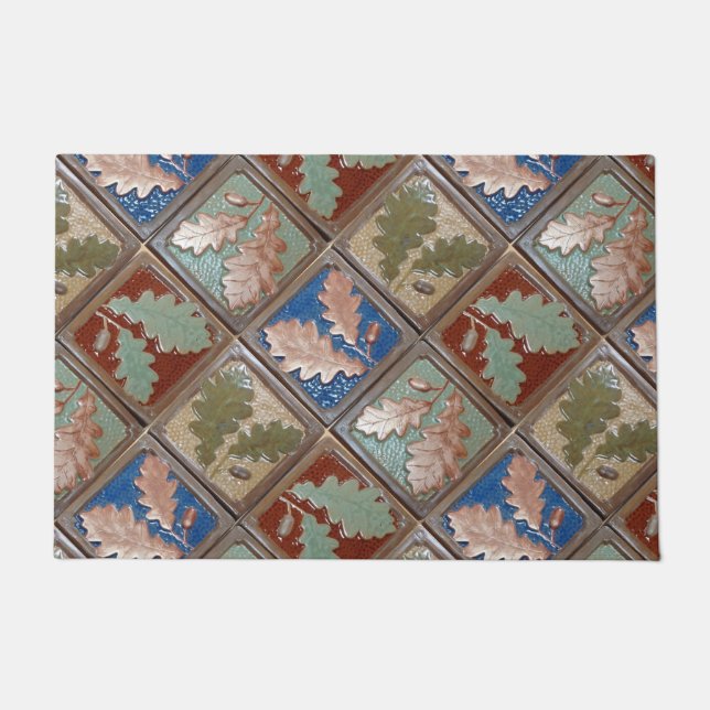 Doormat, Handwerker Oak Blätter Fußmatte (Vorderseite)