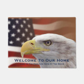 Doormat Herzlich willkommen auf unserer Zuhause Ea Fußmatte (Vorderseite)