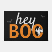 Doormat - hey BOO Ghost / Fledermäuse Black Fußmatte (Vorderseite)