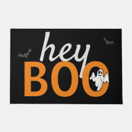 Doormat - hey BOO Ghost / Fledermäuse Black Fußmatte