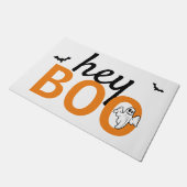 Doormat - hey BOO Ghost / Fledermäuse Fußmatte (Schrägansicht)