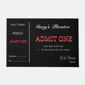 Doormat Home Movie Theater TV Room Ticket Rug Fußmatte (Vorderseite)