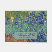 DOORMAT - Irisch von Vincent van Gogh Fußmatte (Vorderseite)