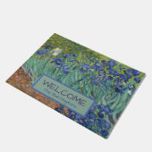 DOORMAT - Irisch von Vincent van Gogh Fußmatte (Schrägansicht)