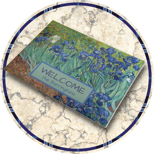 DOORMAT - Irisch von Vincent van Gogh Fußmatte