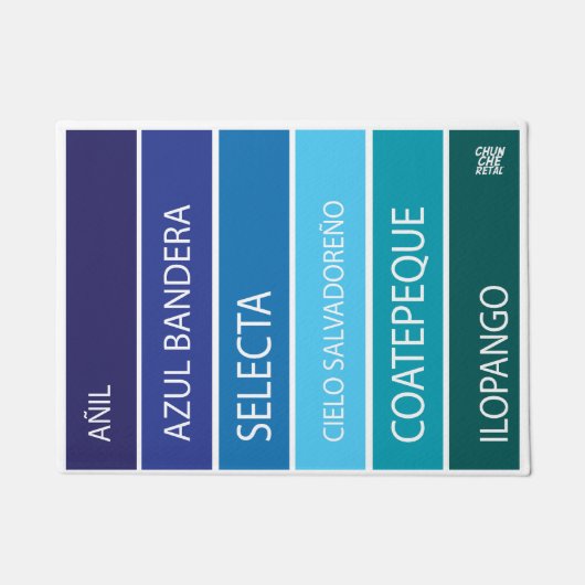 DoorMat KitchenMat, Alfombra El Salvador Fußmatte (Vorderseite)