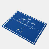 Doormat - Lake House Blue Fußmatte (Schrägansicht)