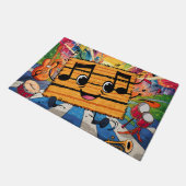 Doormat Music Fun Fußmatte (Schrägansicht)
