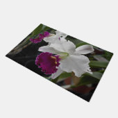 Doormat Orchid White Lila Fußmatte (Schrägansicht)