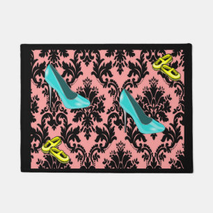 Doormat Pink Schuhe Fußmatte