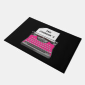 DOORMAT "TYPEWRITER" FUßMATTE (Schrägansicht)