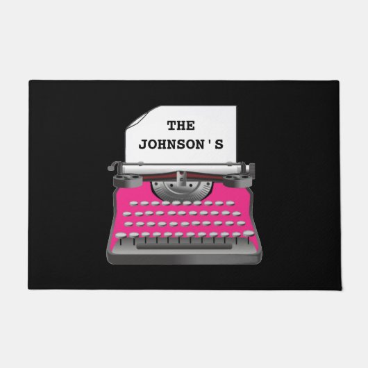 DOORMAT "TYPEWRITER" FUßMATTE (Vorderseite)