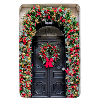 Doors of London: A Festive Christmas Magnet
