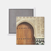 Doorway at Alhambra palace in Granada, Spanien 2 Magnet (Vorderseite/Rückseite)