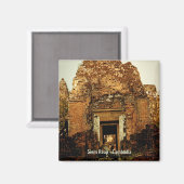 Doorway Cambodia Temple Ruins Magnet (Vorderseite/Rückseite)