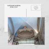 Doorway of Capitoline Museum Postkarten (Vorne/Hinten)