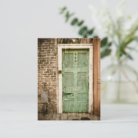 Doorways im französischen Viertel Postkarte (Stehend Vorderseite)