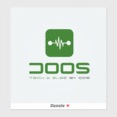 DOOS ZAZZLE STICKER (Blatt)