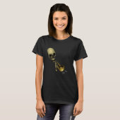 Doot doot, Herr Skeletal Funny Meme T-Shirt (Vorne ganz)
