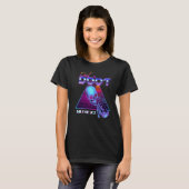 Doot Doot Herr Skeltal Synthwave Retro Meme Street T-Shirt (Vorne ganz)