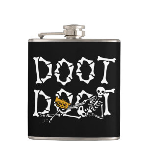 Doot Doot Skelett Flachmann