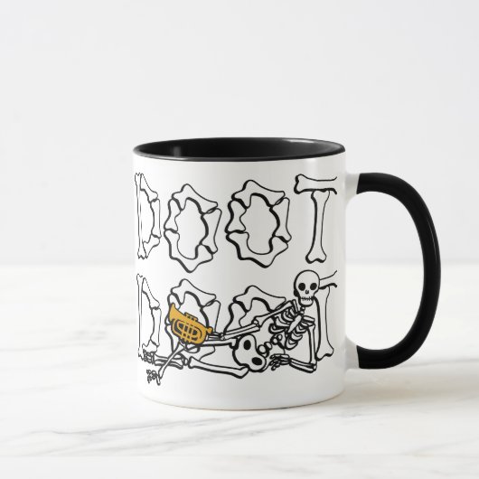 Doot Doot Skelett Tasse (Rechts)