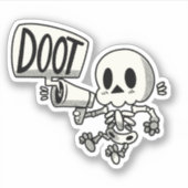 DOOT Skeleton Aufkleber (Vorderseite)