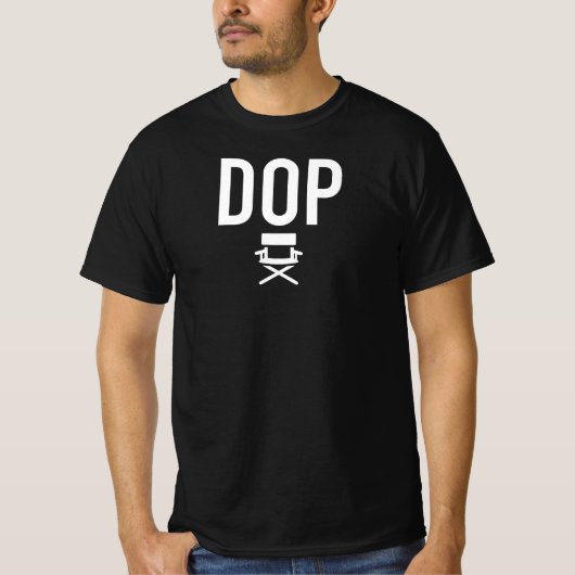 DoP Director of Fotografy Movie Lovers Film Buff T-Shirt (Vorderseite)