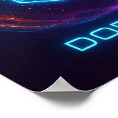 Dopamin Glow - Hochwertige Energie-Farben Poster (Ecke)