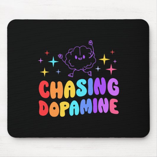 Dopamin Mental Health Aästhetics Mousepad (Vorne)