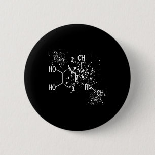 Dopamin-Molekül-Kletterer-Science-Bouldering-Humor Button