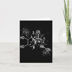 Dopamin-Molekül-Kletterer-Science-Bouldering-Humor Karte