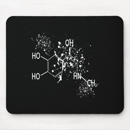 Dopamin-Molekül-Kletterer-Science-Bouldering-Humor Mousepad (Vorne)