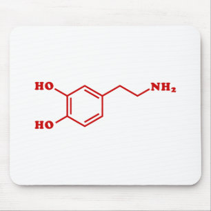 Dopamin-molekulare chemische Formel Mousepad