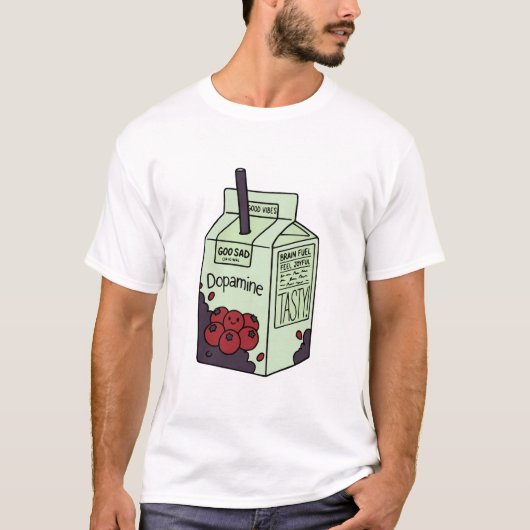 Dopamin-Saftbox mit glücklichen Beeren T-Shirt (Vorderseite)