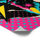 Dopamin Wall Art - Lebhafte Pop-Stimmung Poster (Ecke)