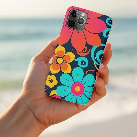 Dopamindekor - Bright Funky Blume-Retro Case-Mate iPhone Hülle