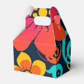 Dopamindekor - Bright Funky Blume-Retro Geschenkschachtel (Rückseite)