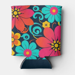 Dopamindesign - Bright Funky Blume-Retro Dosenkühler