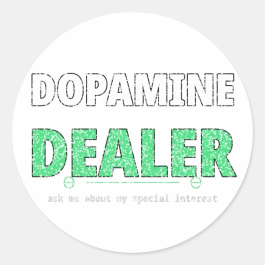 Dopamine-Händler ND-Aufkleber Runder Aufkleber (Vorderseite)