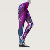Dope_AF fett farbenfrohe, dehnbare Leggings (Rechts)
