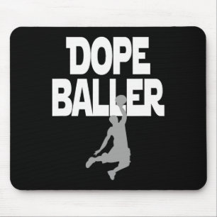 Dope Baller Basketball . I Liebe Basketball Perfek Mousepad