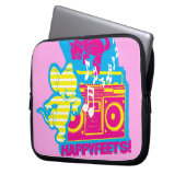 Dope Beats Happy Feets Laptopschutzhülle (Vorderseite Links)