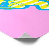 Dope Beats Happy Feets Poster (Ecke)